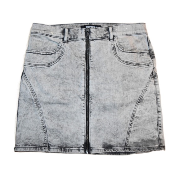 Express Dresses & Skirts - Express denim skirt